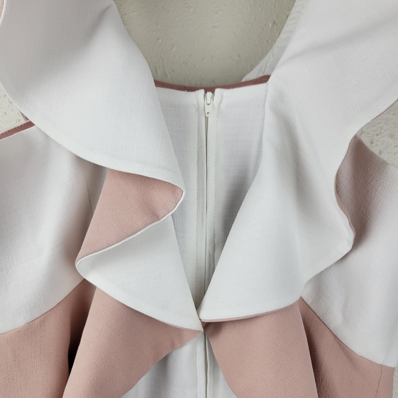 NWT C/MEO Collective Elation Ruffle-Bodice Long Gown - Picture 7 of 10